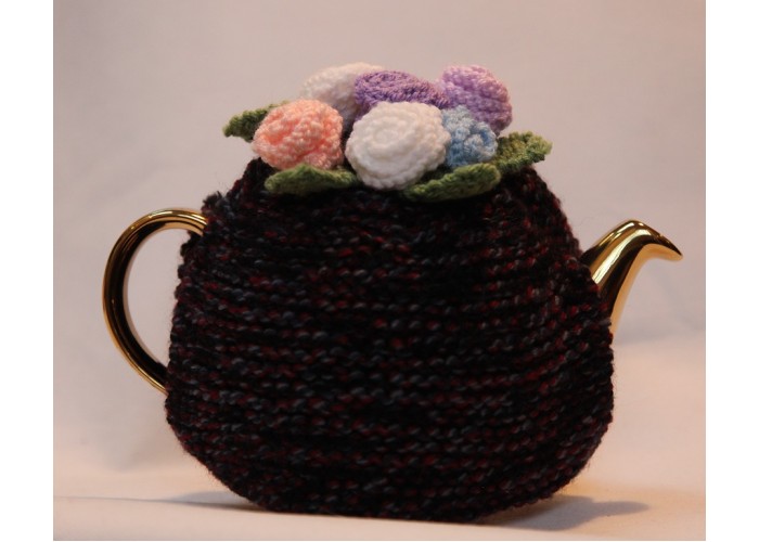 Hand knitted Bouquet Tea cosie TC78